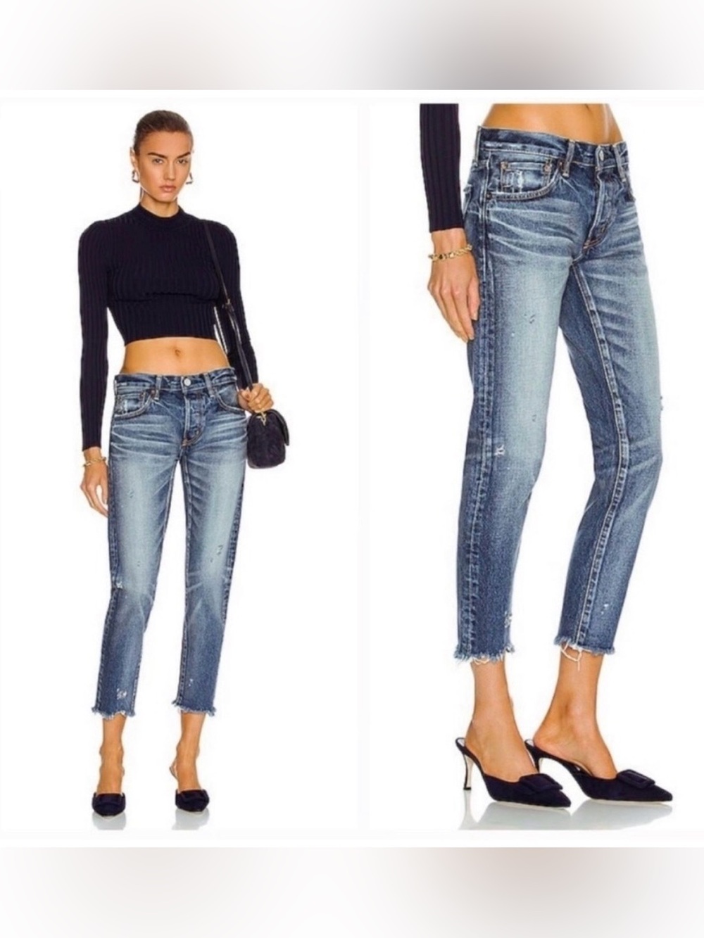 Moussy Vintage Keller Tapered jeans denim